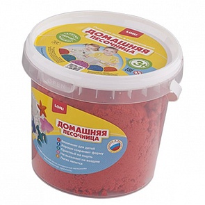 Песочница домашняя – Красный песок 1 кг. (Лори, Дп-013)